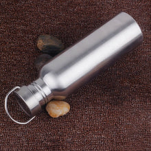 Load image into Gallery viewer, 750ML Wide Mouth Stainless Steel Water Bottle With Handle Carry Outdoor  Bicycle Travel Sport Water Bottles Flasks Tumblers