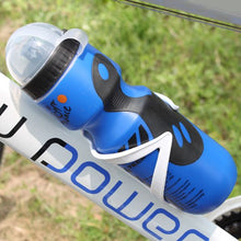 Load image into Gallery viewer, 750ml High quality plastic nonslip Water Bottle Outdoor Travel Cycling bicycle Bike Camping Sport Water Bottle Free shipping