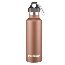 Load image into Gallery viewer, FEIJIAN Premium Vacuum Insulated Stainless Steel Sports Water Bottle Wide Mouth Thermos Leak-proof Flask Canteen 600mL 20oz