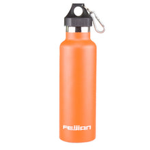 Load image into Gallery viewer, FEIJIAN Premium Vacuum Insulated Stainless Steel Sports Water Bottle Wide Mouth Thermos Leak-proof Flask Canteen 600mL 20oz