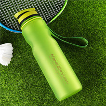 Load image into Gallery viewer, 1000ml Water Bottle Plastic Sports Water Bottle Portable Bike Outdoor Cycling Drink Fruit Infuser Shaker portable Bottles Gift
