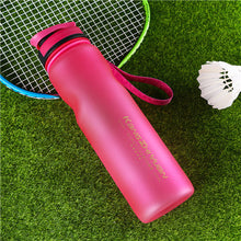 Load image into Gallery viewer, 1000ml Water Bottle Plastic Sports Water Bottle Portable Bike Outdoor Cycling Drink Fruit Infuser Shaker portable Bottles Gift