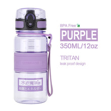Load image into Gallery viewer, UZSPACE Brand Leak Proof Sports Water Bottle Tritan Good Quality Tour Hiking Portable Child My Favorite Bottle 350ml BPA Free