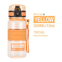Load image into Gallery viewer, UZSPACE Brand Leak Proof Sports Water Bottle Tritan Good Quality Tour Hiking Portable Child My Favorite Bottle 350ml BPA Free