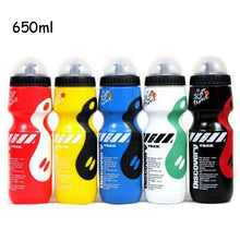 Load image into Gallery viewer, 750ml High quality plastic nonslip Water Bottle Outdoor Travel Cycling bicycle Bike Camping Sport Water Bottle Free shipping