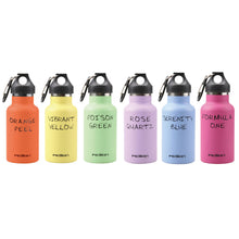 Load image into Gallery viewer, FEIJIAN Premium Vacuum Insulated Stainless Steel Sports Water Bottle Wide Mouth Thermos Flask LoopCap with Carabiner 350mL 12oz