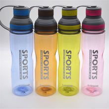 Load image into Gallery viewer, 700ML New Space Plastic Water Bottle Outdoor Leak-proof Portable Sport Travel Large Capacity Bottles Drinkwater Shaker BPA Free